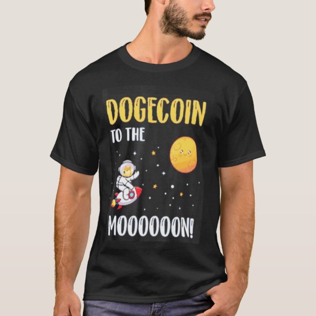 T-shirt Crypto Dogecoin vintage 1 (Devant)