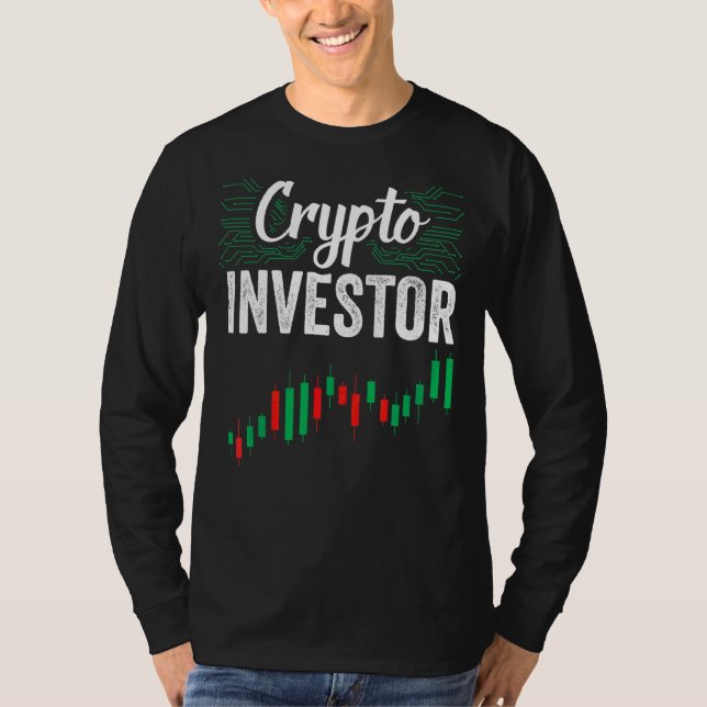T-shirt Crypto Investisseur Actionnaire Investisseur Stock (Devant)