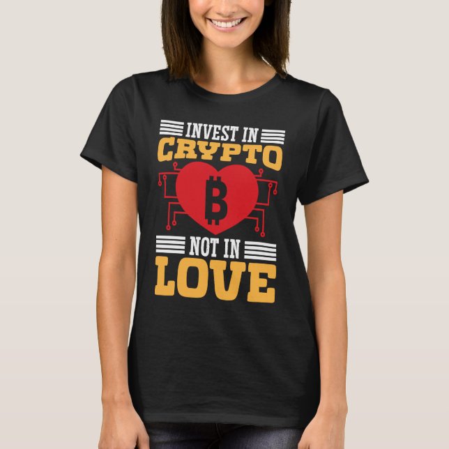 T-shirt Crypto Lover Cryptocurrency Blockchain Trader Fina (Devant)