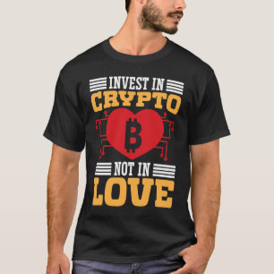 T-shirt Crypto Lover Cryptomonnaie Blockchain Trader Fina