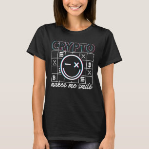 T-shirt Crypto Me Rend Smile Blockchain Bitcoin HODL Cryp