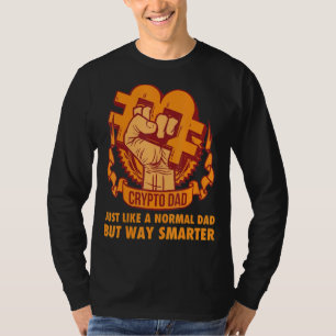 T-shirt Crypto Papa Comme Un Papa Normal Cryptomonnaie F