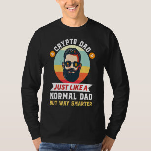 T-shirt Crypto Papa Comme Un Papa Normal Cryptomonnaie F