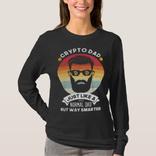 T-shirt Crypto Papa mais Bitcoin Cryptomonnaie BTC plus in