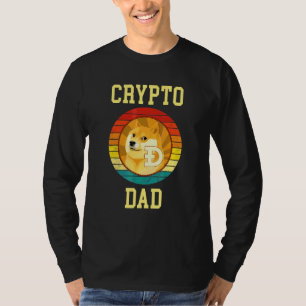 T-shirt Crypto Papa Traders Paire Avec Bitcoin Style Vinta