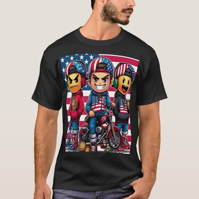 T-shirt Crypto-Patriotic Youth (Devant)