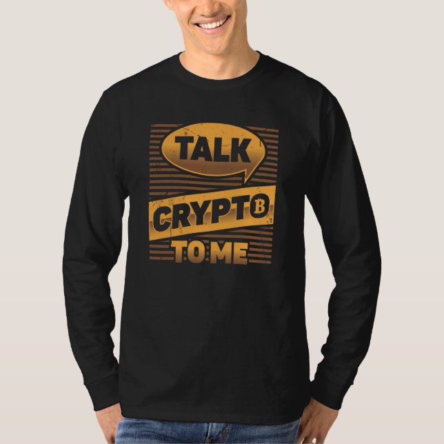 T-shirt Crypto Trader Cryptocurrency Blockchain Hodl Candl (Devant)