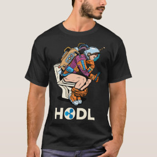 T-shirt CryptoCurrency Talk Onduler XRP Espace HODL Man On