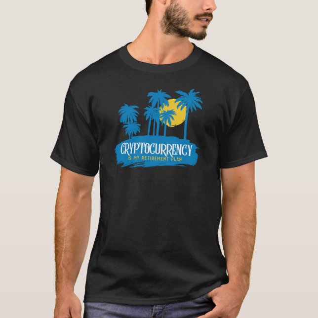 T-shirt Cryptodevise Est Mon Plan De Retraite Ventilateur  (Devant)
