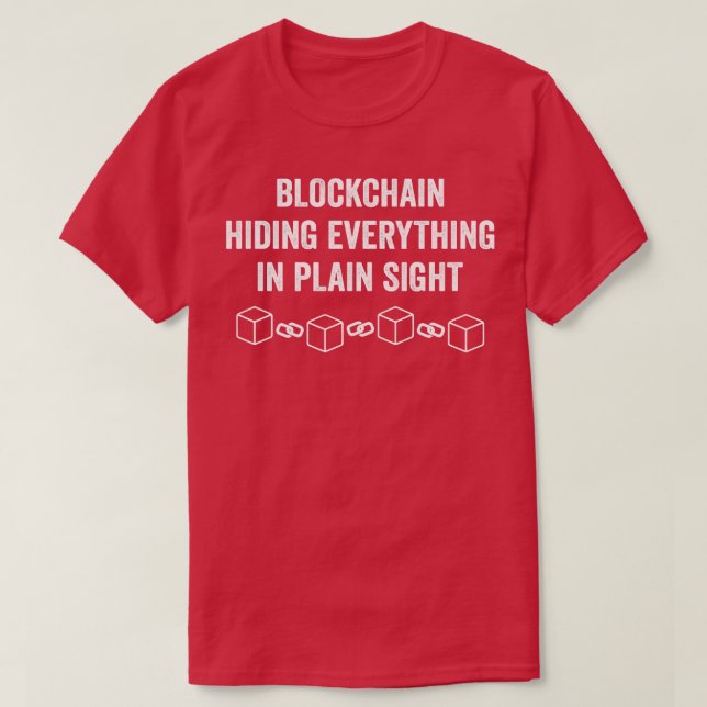T-shirt Cryptomonnaie Blockchain Ethereum Ether ETH Funny (Design devant)