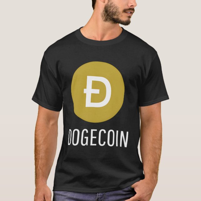 T-shirt Cryptomonnaie Dogecoin (Devant)