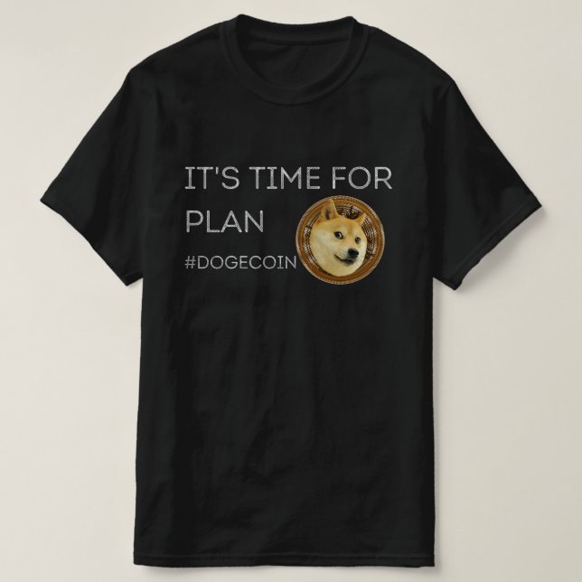 T-shirt Cryptomonnaie DogeCoin (Design devant)