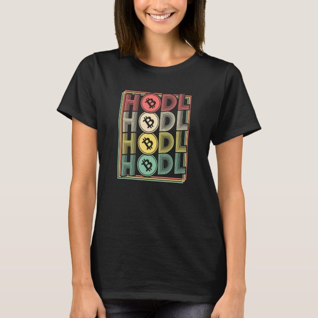 T-shirt Cryptomonnaie Hodl Crypto Bitcoin Btc Krypto (Devant)