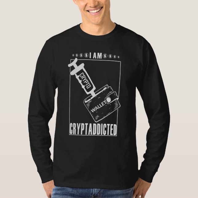T-shirt Cryptomonnaie Lifestyestyle Je Suis Un Crypto Wall (Devant)