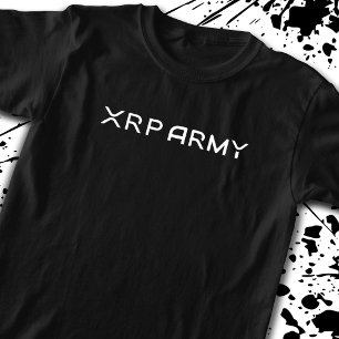 T-shirt Cryptomonnaie Mème XRP Army Quote Hodl Crypto