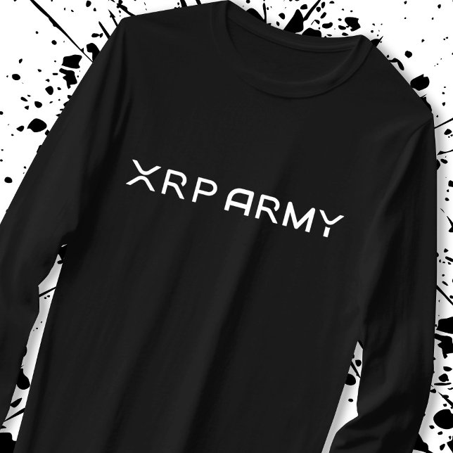 T-shirt Cryptomonnaie Mème XRP Army Quote Hodl Crypto (Créateur téléchargé)