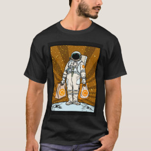 T-shirt Cryptomonnaie Parler À La Lune CEL Celsius Space