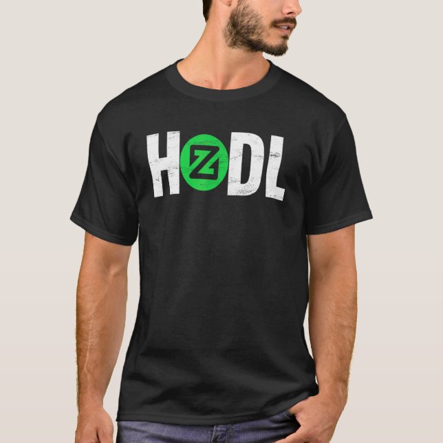 T-shirt Cryptomonnaie pour hommes et femmes Zilliqa Hodl Z (Devant)