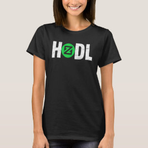 T-shirt Cryptomonnaie pour hommes et femmes Zilliqa Hodl Z