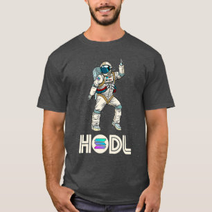 T-shirt Cryptomonnaie Talk Fun HODL Solana Disco Moon