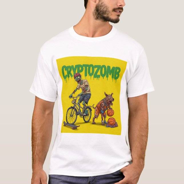 T-SHIRT CRYPTOZOMB (Devant)