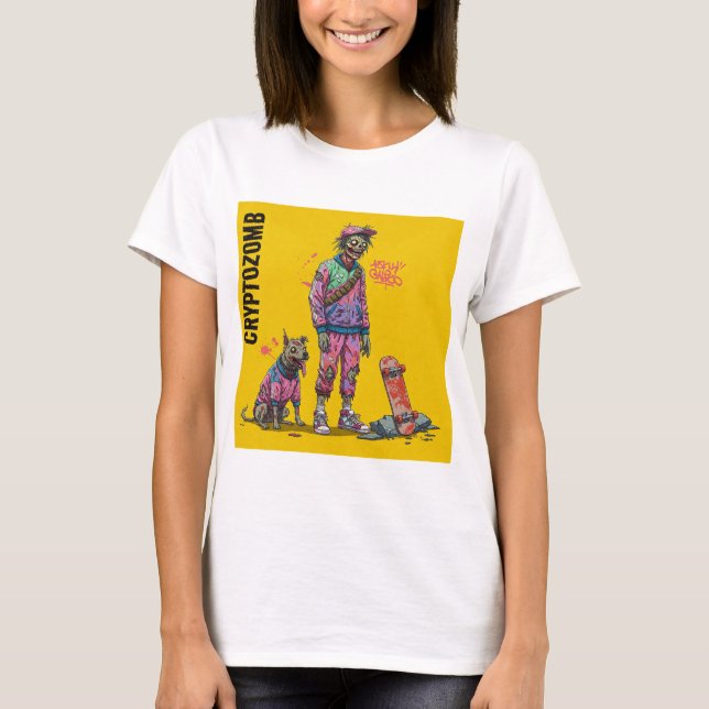T-Shirt CRYPTOZOMB (Devant)