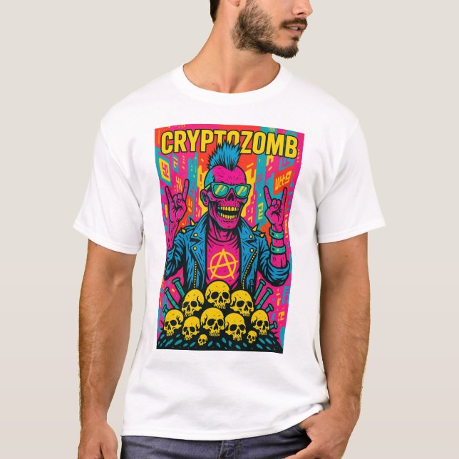 T-SHIRT CRYPTOZOMB (Devant)
