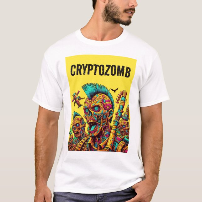 T-SHIRT CRYPTOZOMB (Devant)