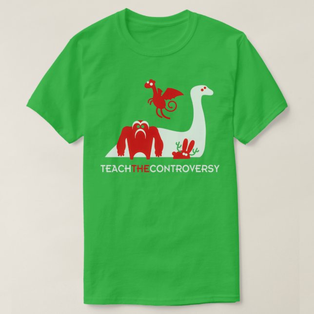 T-shirt Cryptozoo Enseigner la controverse (Design devant)