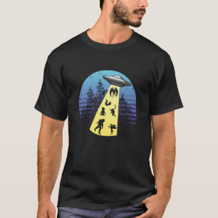 T-shirt cryptozoologie de l'enlèvement de l'OVNI
