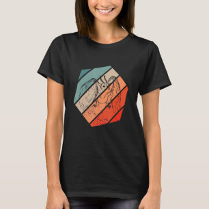 T-shirt Cryptozoologie Mothman Hexa Retro Folklore Cryptid