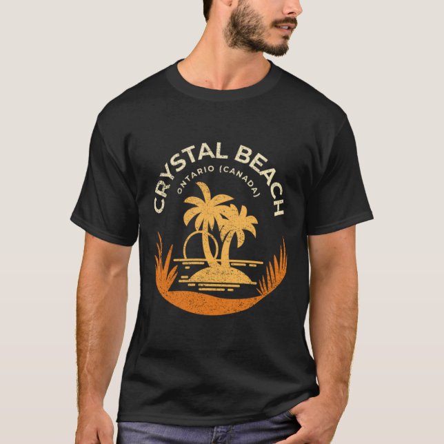 T-shirt Crystal Beach Ontario Canada Vacances Resort Vinta (Devant)