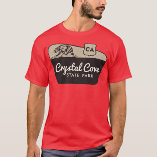 T-shirt Crystal Cove State Park California Affiche de bien