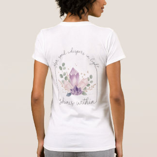 T-shirt Crystal Light Soulshine – Mystic Boho Design