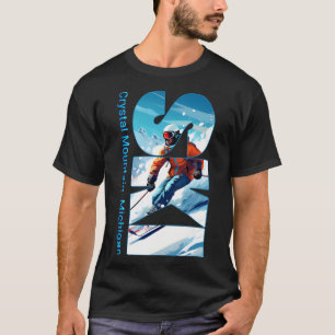 T-shirt Crystal Mountain Michigan Ski Vacation Ski Outd