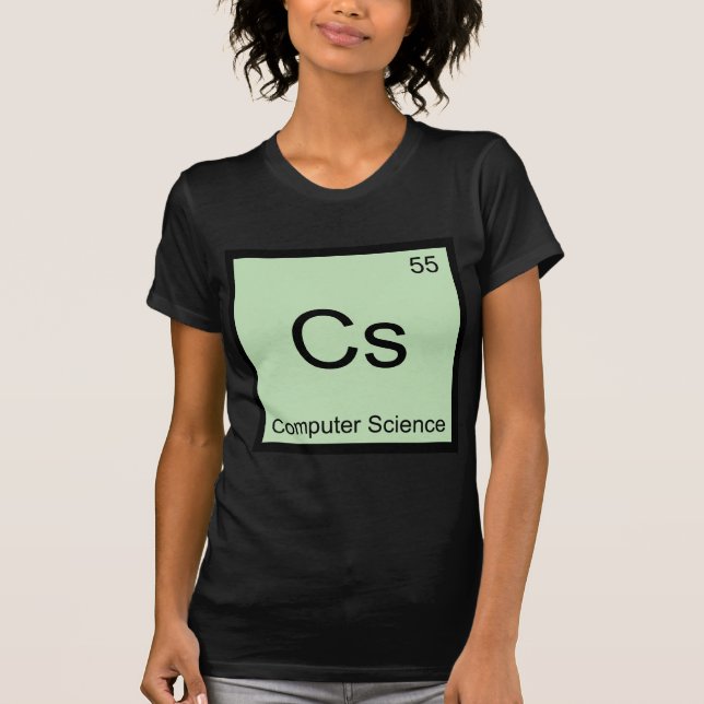 T-shirt Cs - Chemise Symbole Élément Chimie Informatique (Devant)
