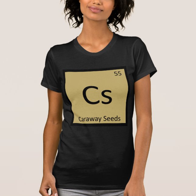 T-shirt Cs - Chimie des graines de carvi Symbole du tablea (Devant)