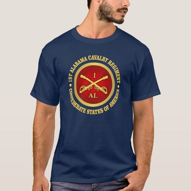 T-shirt CSC -1ère cavalerie de l'Alabama (Devant)