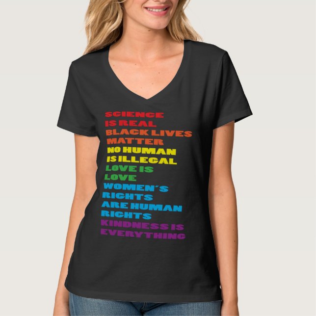 T-shirt CSD LGBTQIA Parade Acceptance Ally Flag Love Proud (Devant)