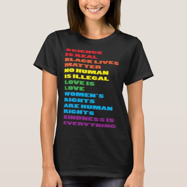 T-shirt CSD LGBTQIA Parade Acceptance Ally Flag Love Proud (Devant)