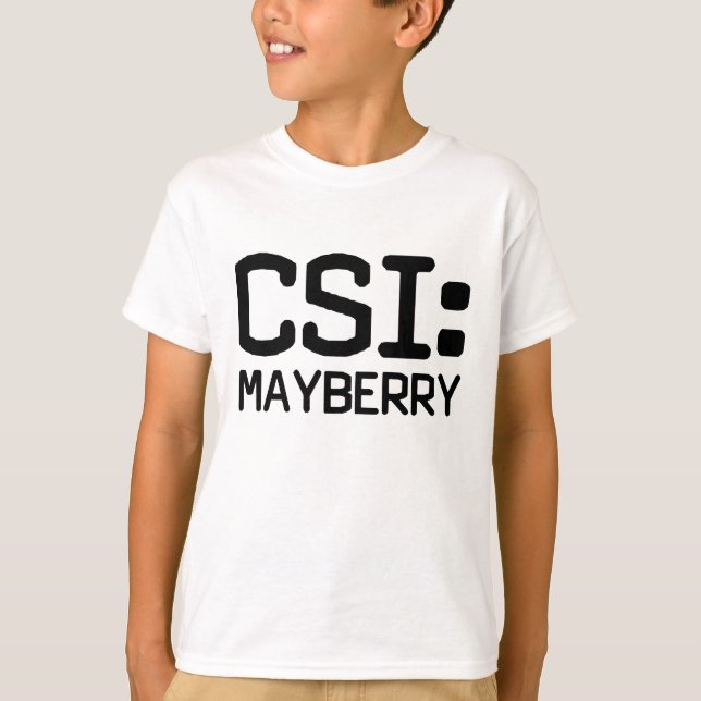 T-shirt CSI Mayberry (Devant)