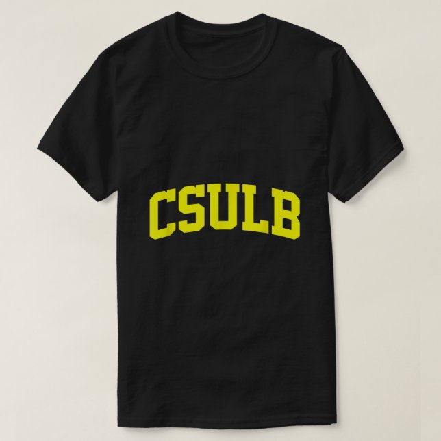 T-shirt CSULB Arch Athletic College University Alumni Styl (Design devant)