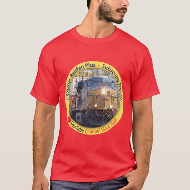T-shirt CSXOhio RailFan Plus (Devant)