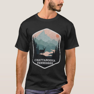 T-shirt Ctanooga Tennessee Tn Nature Mounts Randonnée