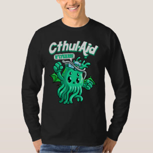 T-shirt Cthulhu Cool Aide Cthulhu R'lyeehh Mignon Mème Ha