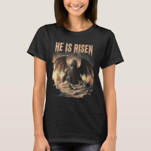 T-shirt Cthulhu, il est ressuscité, Cthulh Horreur de Pâqu