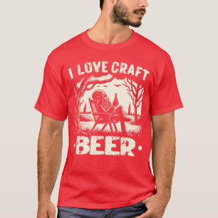 T-shirt Cthulhu j'aime la bière artisanale horreur cosmiqu