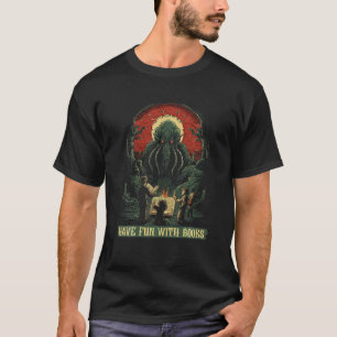T-shirt Cthulhu Necronomicon Citation Horreur cosmique Cth