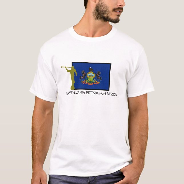 T-SHIRT CTR DE LA MISSION LDS DE LA PENNSYLVANIE (Devant)
