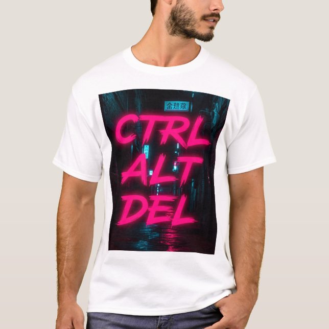 T-SHIRT CTRL ALT DEL (Devant)